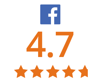 facebook review 4.7/5 stars