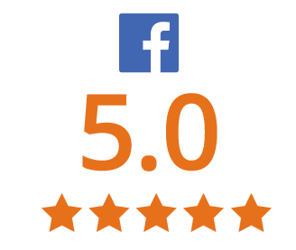 facebook review score five out of five stars