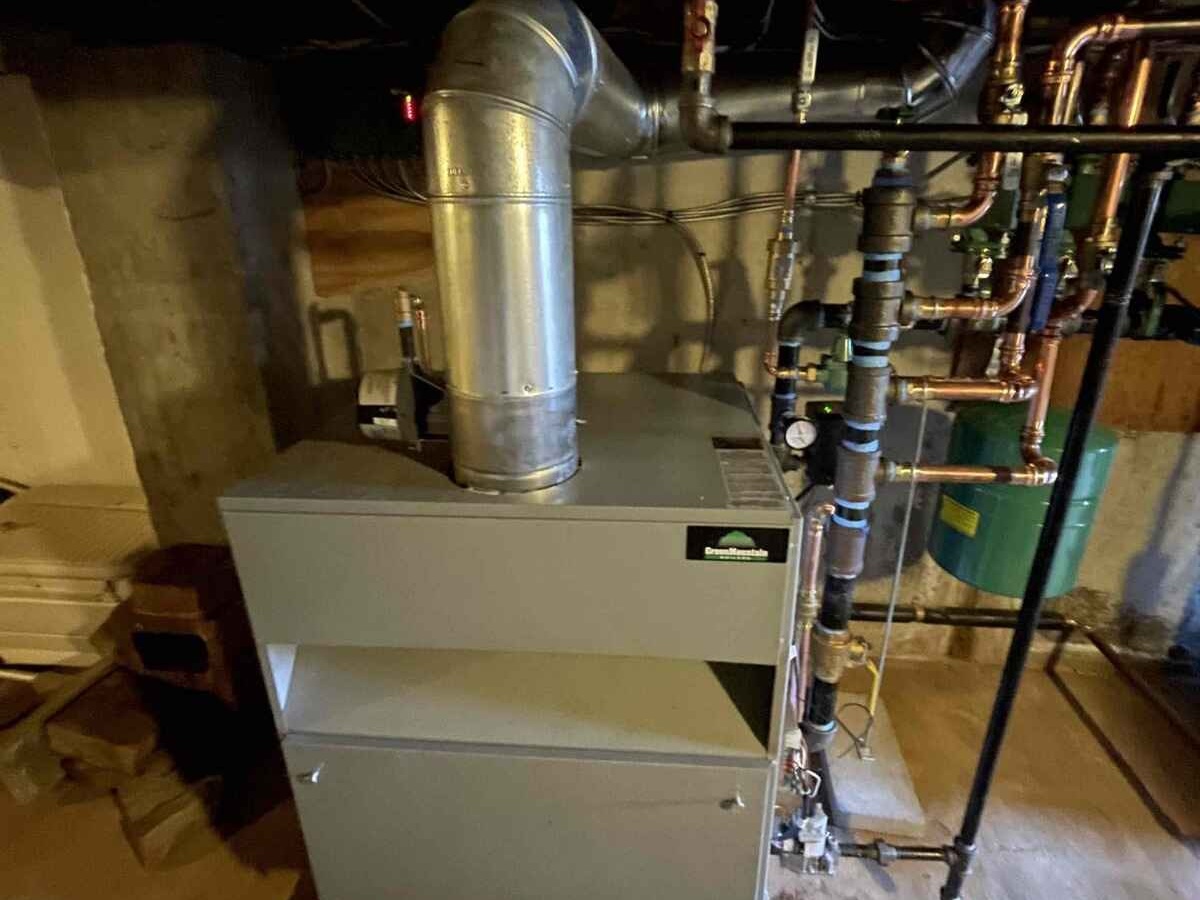 New Boiler in a basement