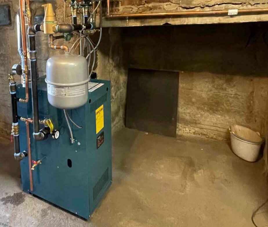 Hydronic Boiler in a basement